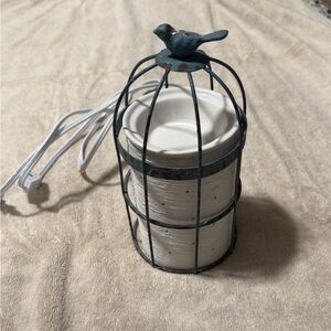Scentsy Wax Melter with Optional Bird Cage Cover